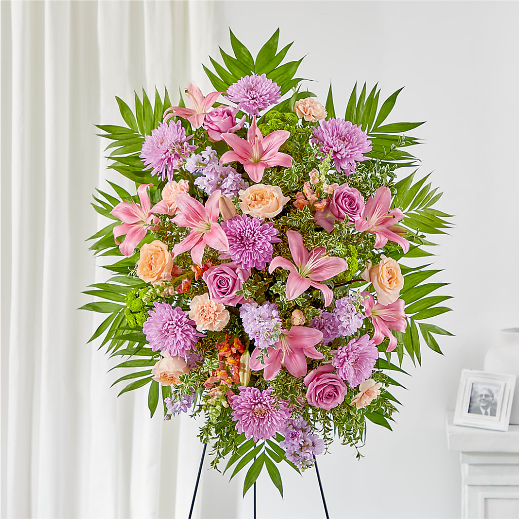 Love & Light Standing Spray – FARFANS FLOWERS & DECORATIONS LLC, Frederick MD