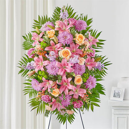Love & Light Standing Spray – FARFANS FLOWERS & DECORATIONS LLC, Frederick MD