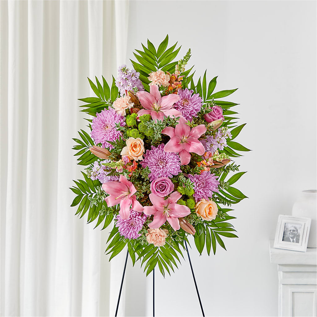 Love & Light Standing Spray – FARFANS FLOWERS & DECORATIONS LLC, Frederick MD