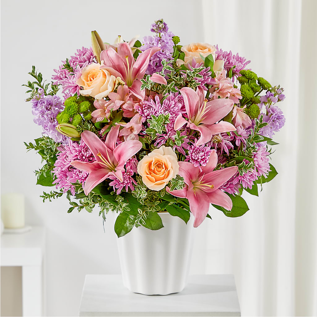 Supportive Embrace Tabletop Basket – FARFANS FLOWERS & DECORATIONS LLC, Frederick MD
