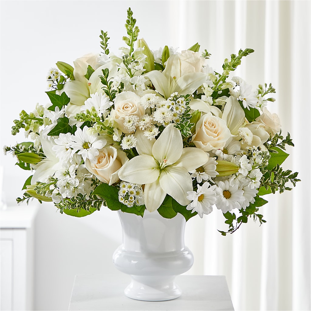 Uplifting Urn Arrangement – FARFANS FLOWERS & DECORATIONS LLC, Frederick MD