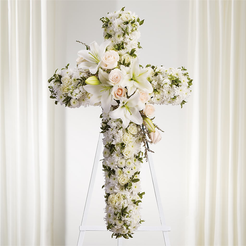 Spiritual Guidance Standing Spray – FARFANS FLOWERS & DECORATIONS LLC, Frederick MD