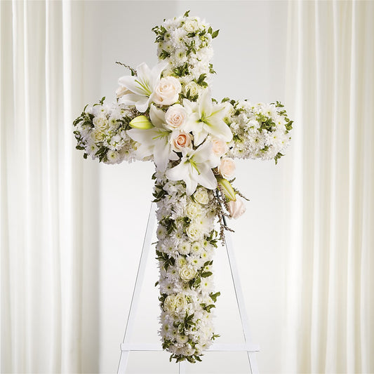 Spiritual Guidance Standing Spray – FARFANS FLOWERS & DECORATIONS LLC, Frederick MD