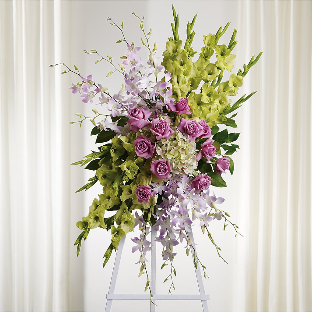Lasting Legacy Standing Spray – FARFANS FLOWERS & DECORATIONS LLC, Frederick MD