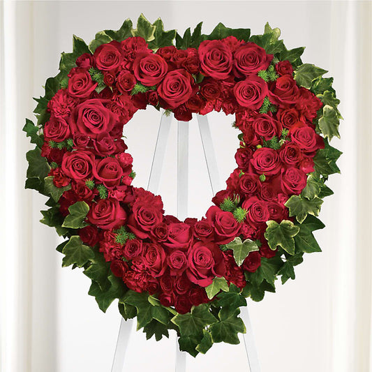 Wholehearted Standing Spray – FARFANS FLOWERS & DECORATIONS LLC, Frederick MD