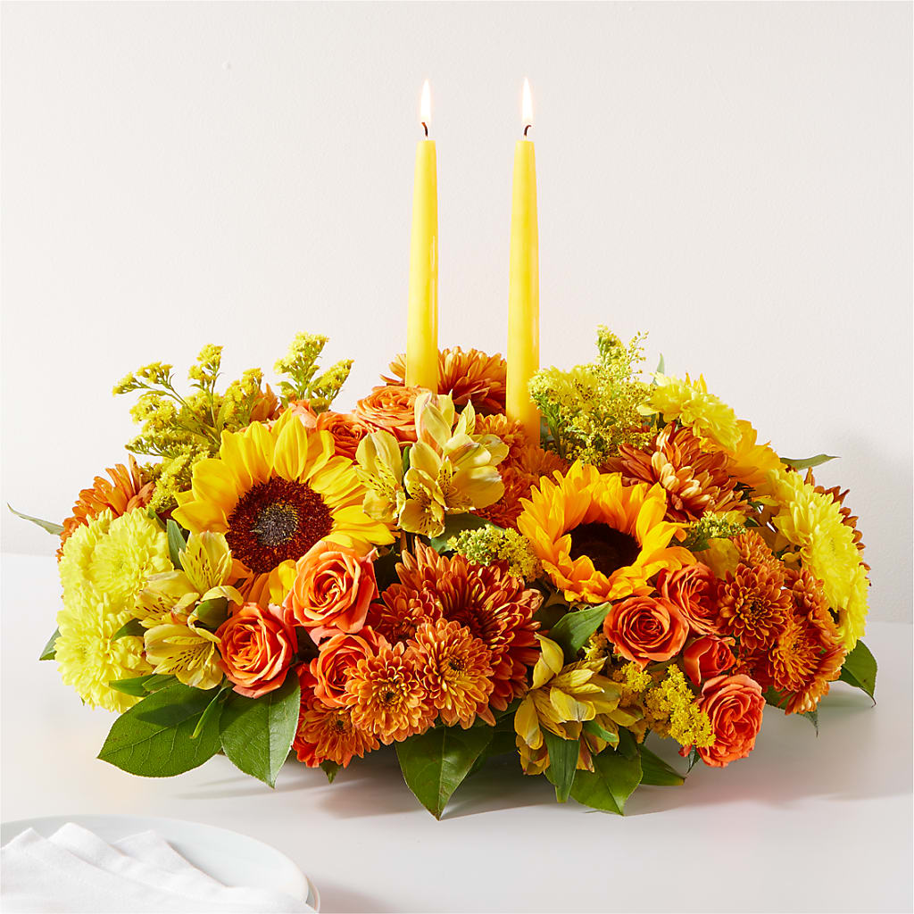 Autumn Harmony Centerpiece – FARFANS FLOWERS & DECORATIONS LLC, Frederick MD