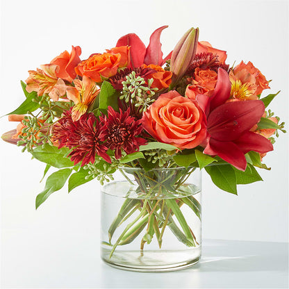 Crimson Leaves Bouquet – FARFANS FLOWERS & DECORATIONS LLC, Frederick MD