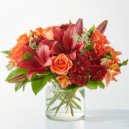 Crimson Leaves Bouquet – FARFANS FLOWERS & DECORATIONS LLC, Frederick MD