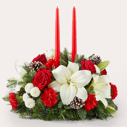 Seasonal Festivities Centerpiece – FARFANS FLOWERS & DECORATIONS LLC, Frederick MD