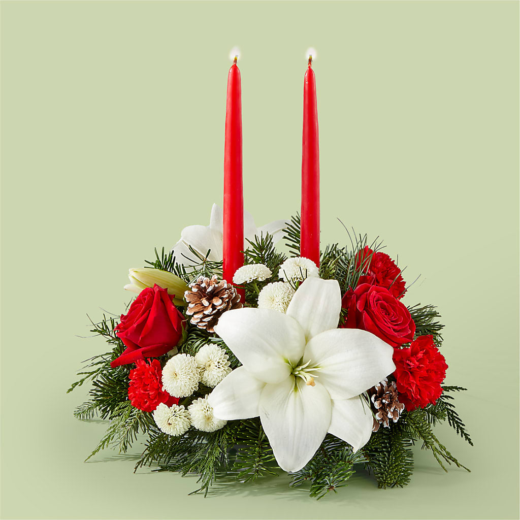 Seasonal Festivities Centerpiece – FARFANS FLOWERS & DECORATIONS LLC, Frederick MD