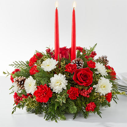 Holiday Soiree Centerpiece – FARFANS FLOWERS & DECORATIONS LLC, Frederick MD