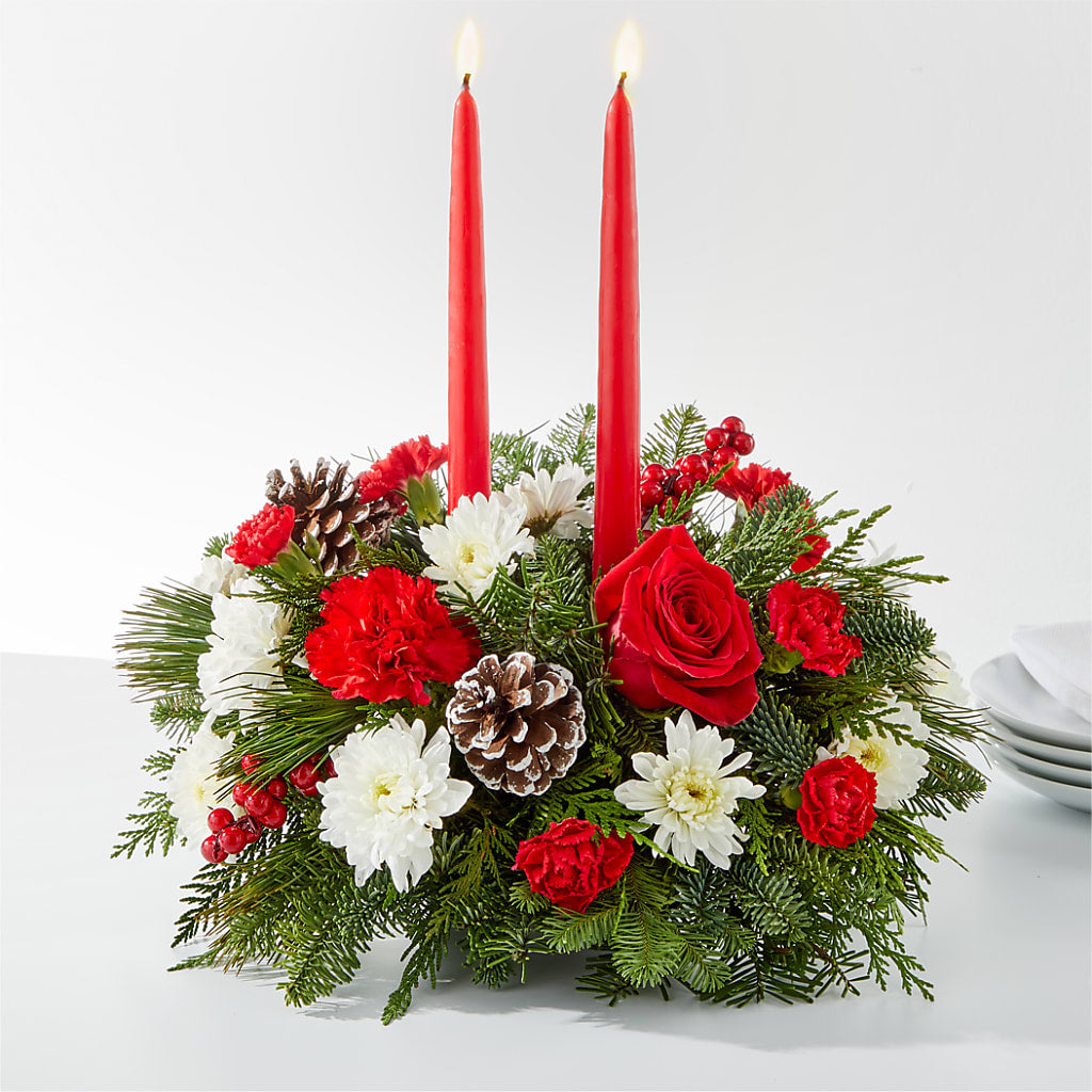 Holiday Soiree Centerpiece – FARFANS FLOWERS & DECORATIONS LLC, Frederick MD