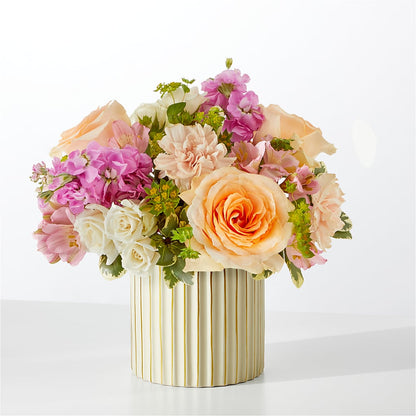 Paradise Bouquet with Ivory Vase – FARFANS FLOWERS & DECORATIONS LLC, Frederick MD