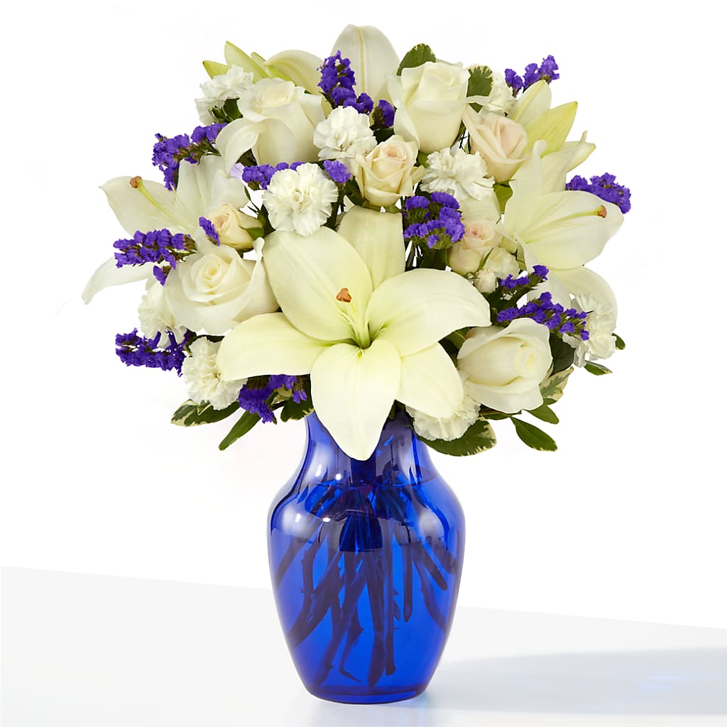 Sapphire Rush Bouquet – FARFANS FLOWERS & DECORATIONS LLC, Frederick MD