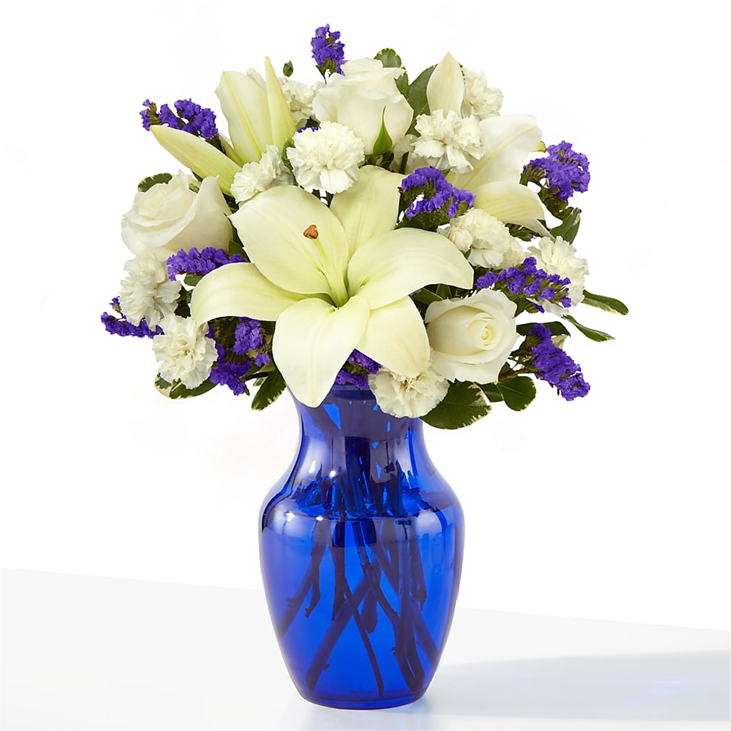 Sapphire Rush Bouquet – FARFANS FLOWERS & DECORATIONS LLC, Frederick MD