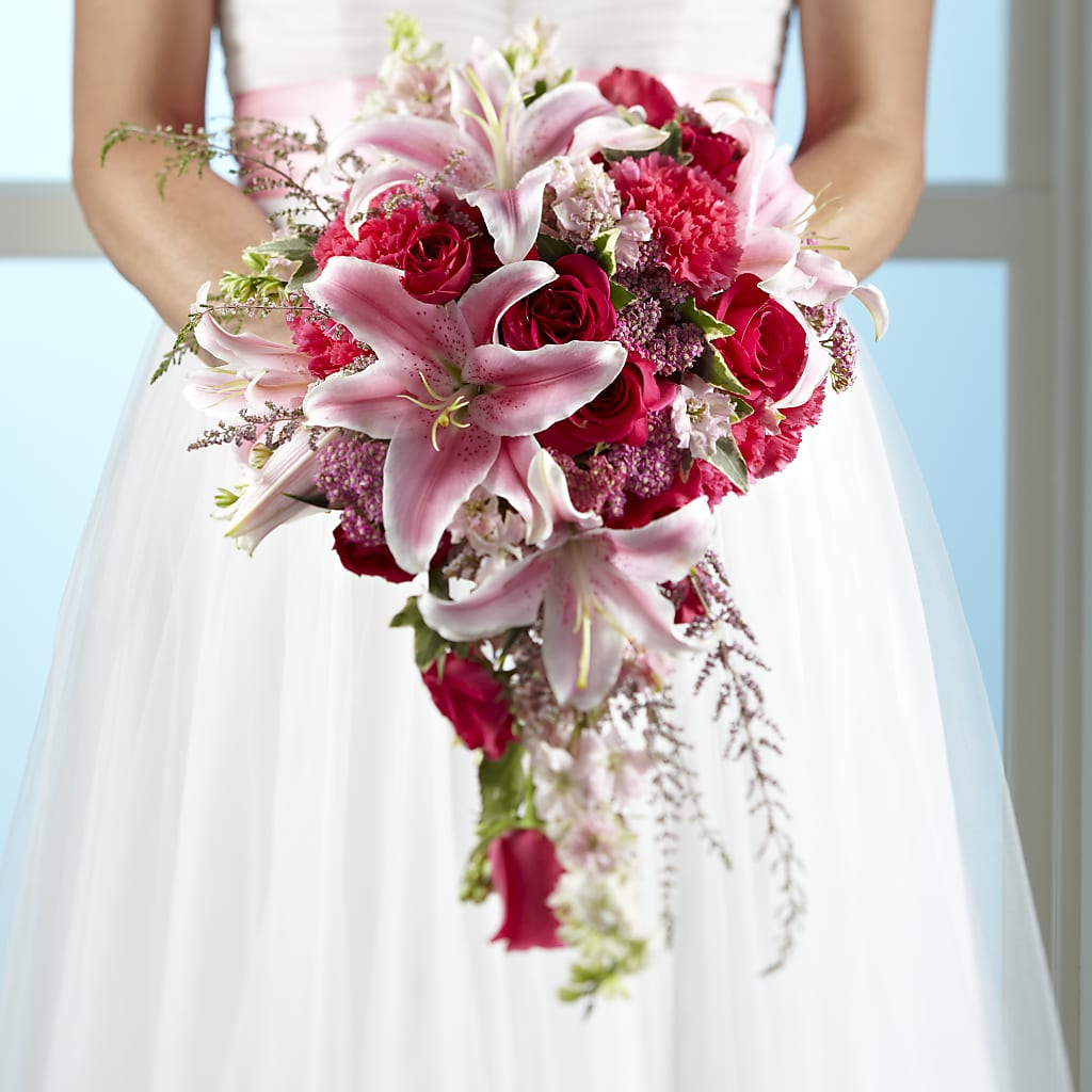Lily & Rose Bouquet – FARFANS FLOWERS & DECORATIONS LLC, Frederick MD