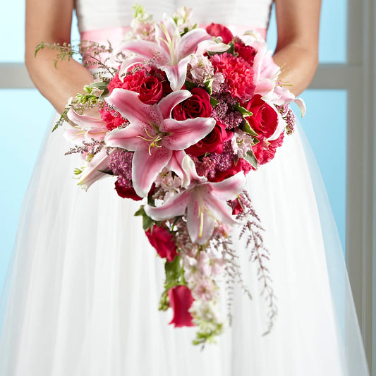 Lily & Rose Bouquet – FARFANS FLOWERS & DECORATIONS LLC, Frederick MD