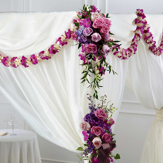 Color & Light Chuppah Decor – FARFANS FLOWERS & DECORATIONS LLC, Frederick MD