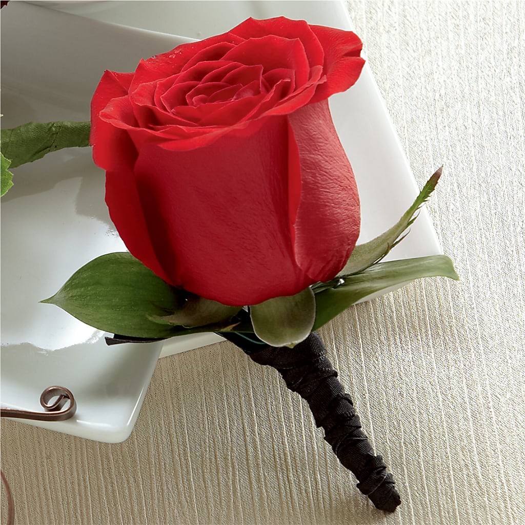 Red Rose Boutonniere – FARFANS FLOWERS & DECORATIONS LLC, Frederick MD