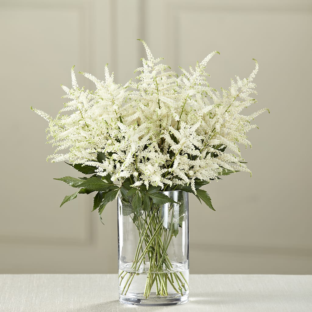 White Astilbe Bouquet – FARFANS FLOWERS & DECORATIONS LLC, Frederick MD
